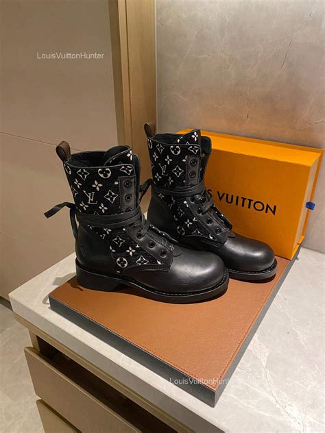 louis vuitton white or black shoes|louis vuitton ankle boots black.